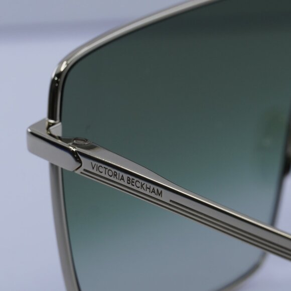 Victoria Beckham VB238S 700 Shield Sunglasses – Gold/Khaki Gradient - Picture 6 of 10